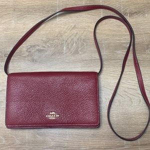Coach crossbody wallet